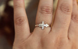 San Damiano Crucifix Ring in Silver