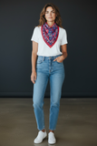 Armenian Alphabet #4 Silk Square Scarf