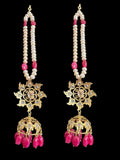 BR497 INSIA BRIDAL SET IN RUBY ( READY TO SHIP )