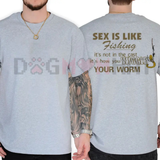 Think Like A Fish Graphic Tee - Funny Weekend Fishing Shirt