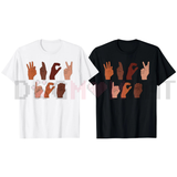 F ICE Hand Sign Language T-Shirt