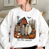 Tis The Season Ghost Trio Sweatshirt | Pumpkin Patch Ghosts Shirt
