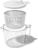 Mini Salad Spinner with Measuring Bowl