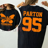 Dolly Parton Tennessee 95 Country Music Game Day T-Shirt - Vintage Orange & White Graphic Tee
