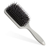 Eagle Fortress Boar Bristle Paddle Brush - Grey