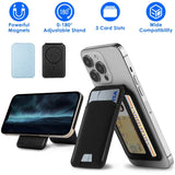 2-in-1 Magnetic Card Wallet Phone Stand