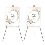 2-Pack: 61" Collapsible A Frame Tripod Easel Iron Alloy Drawing Stand