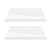 2-Pack: Non-Slip Transparent Countertop Cutting Board Kitchen Countertop Protector
