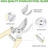 2-Pack: Stainless Steel Bypass Pruning Shears