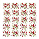 20-Pieces: Christmas Tree Bow Decorations