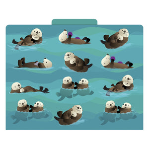Barker Creek Sea And Sky Letter File Folders, Pack Of 12