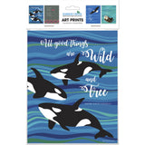 Barker Creek Art Prints, Sea And Sky, 8 X 10 Inches, Set Of 4