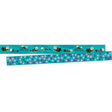 Barker Creek Sea And Sky Otters Double Sided Trimmer, 3 X 35 Inches, 12 Strips