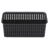Advantus Plastic Weave Valet, Black