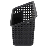 Advantus Plastic Weave Valet, Black