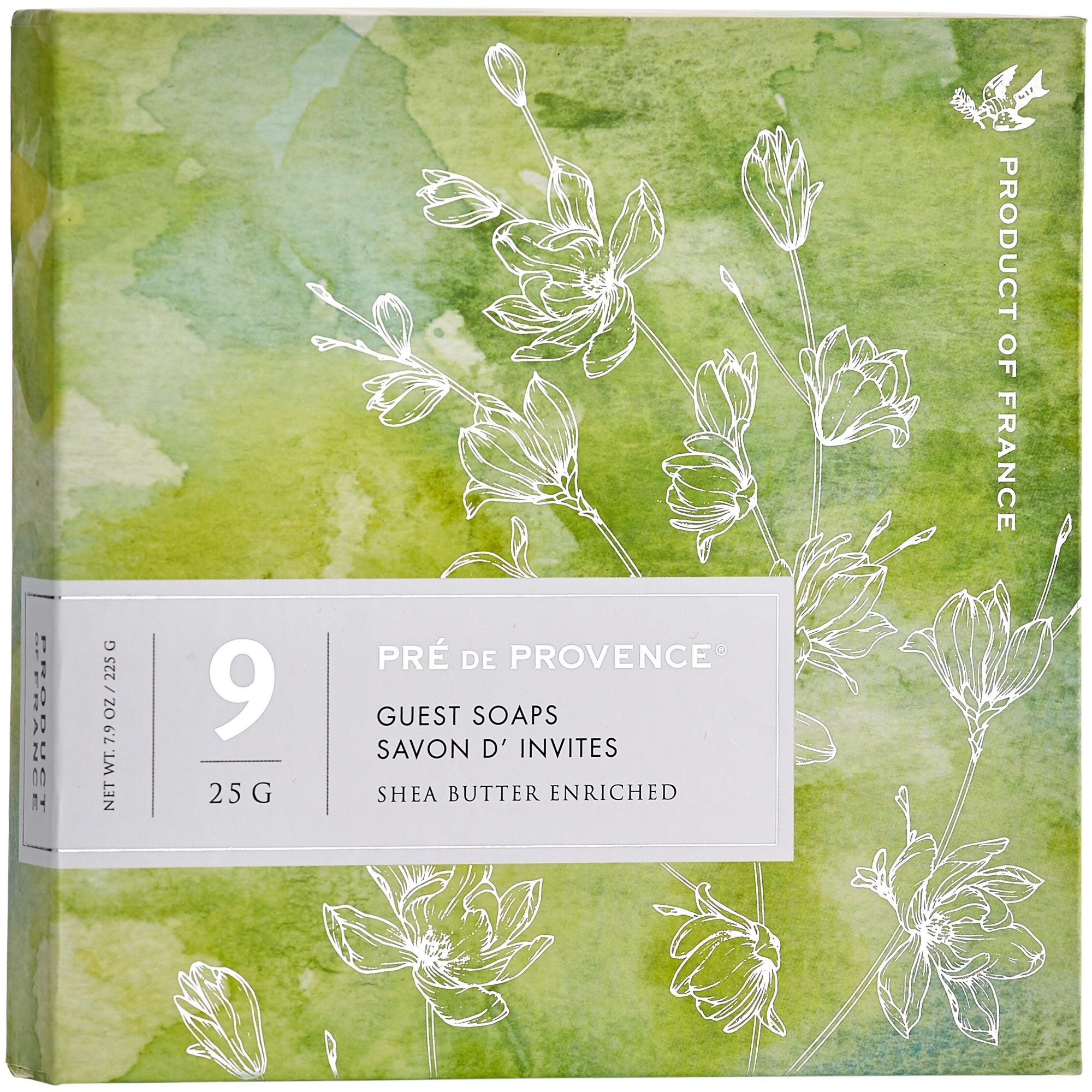 European Soaps Gift 25G Soaps 9 Pk - Green