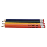 School Smart Hexagonal Pencils, Pre-Sharpened, Number 2, Assorted, Pack Of 144