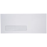School Smart Window Envelopes With Gummed Flap Closure, No 10, White, Pack Of 500
