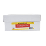 School Smart Number 10 Envelopes, 4-1/8 X 9-1/2 Inches, White, Pack Of 500