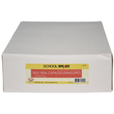 School Smart Grip Seal Envelopes, 10 X 13 Inches, Kraft, Pack Of 100