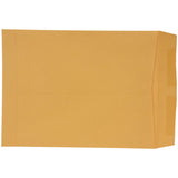 School Smart No Clasp Catalog Envelopes, 9 X 12 Inches, Kraft, Pack Of 250