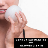 PURE SOL. Beauty Face Buff Original Konjac Face Sponge