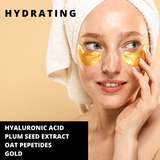 PURE SOL. Beauty Perk Up Gold + Collagen Hydrogel Eye Mask
