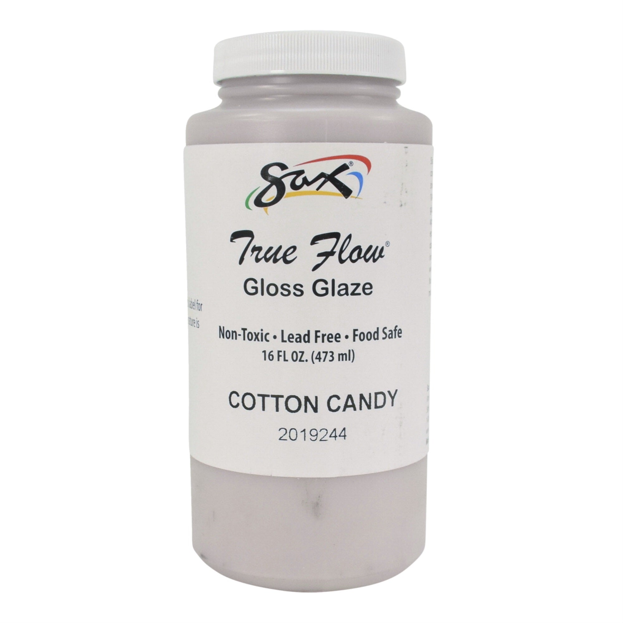 Sax True Flow Gloss Glaze, Cotton Candy, Pint