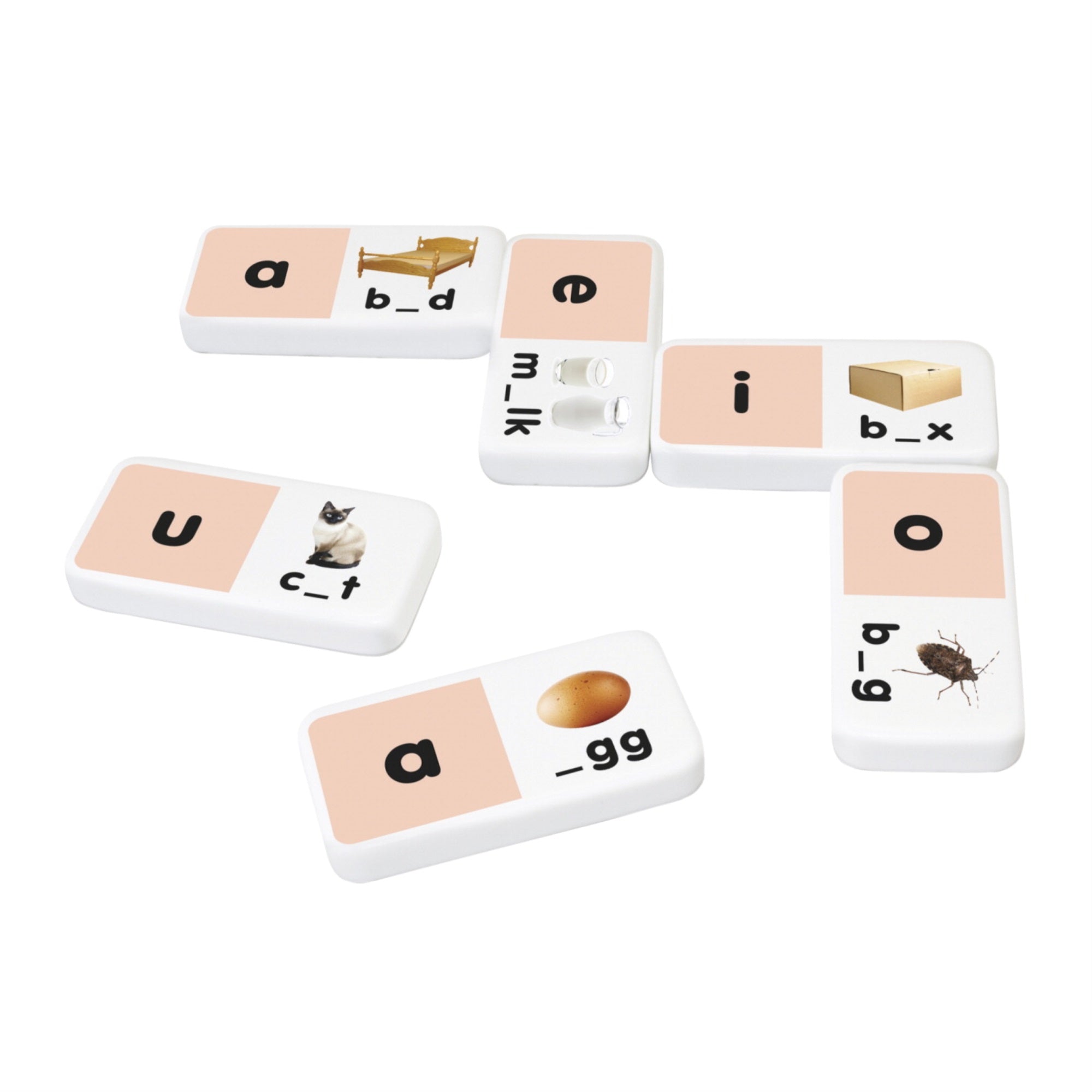Junior Learning Short Vowels Dominoes
