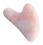 PURE SOL. Beauty Rose Quartz Heart Gua Sha