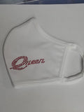 Queen Face Mask - White - Pack 10pc (With Logo)