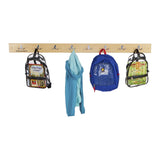 Childcraft Coat Rack Wall Mount Strip, 8 Hooks, 59-1/2 X 1-7/8 X 4 Inches