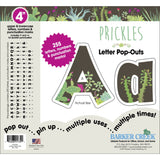 Barker Creek Prickles Letter Pop Outs, 4 Inches, Set of 255