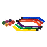 Rainbow Scooter Sticks And Hotballs, 6 Color Set, 21 Inches
