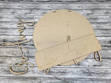 Go Away Door Hanger DIY Unfinished Kit
