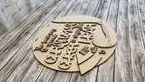 Elf Sing Loud Door Hanger DIY Unfinished Kit