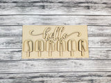 SUMMER Accent Tiles for Interchangeable Hanging Flower Planter Welcome Sign Planter