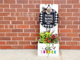 SUMMER Accent Tiles for Interchangeable Hanging Flower Planter Welcome Sign Planter