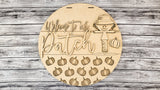 Scarecrow Welcome to our Patch Door Hanger DIY Unfinished Kit