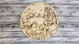 Believe Winter Nightscape Door Hanger DIY Unfinished Kit