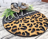 Finished - Welcome Leopard Print