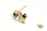 Holy Family Hearts® Earrings in Gold Vermeil