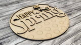 HAPPY Spring Bird House Door Hanger DIY Unfinished Kit