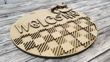 Welcome Cherries Door Hanger DIY Unfinished Kit