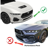 JSD 3-Piece Chin Spoiler for 2024+ Mustang GT, EcoBoost （Without Performance Pack）