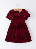 Autumn Velvet Girls Dress-Multiple colors available