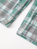 Plaid Moose Smocked Baby Boy JonJon