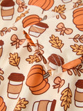 Fall Pumpkin Pie Girls Twirl Dress
