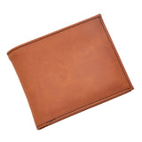 Leatherette Bill Fold, Caramel 4.50 X 3.75
