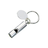 Whistle Key Chain, Chrome Plated 3